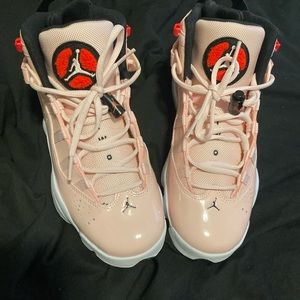 Jordan 6 rings pink youth size 6.5 or woman’s 8! Brand new, never worn! With box